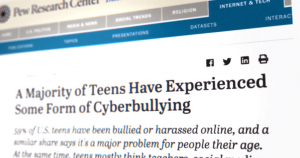 “La mayoría de los adolescentes han experimentado alguna forma de ciberacoso”                                                                                    Pew Research Center. HBO  