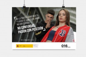 Campaña contra la violencia de género entre jóvenes. Realizada por el gobierno en el año 2019. [https://youtu.be/QOT-cxpwC9w] 