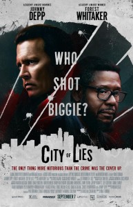 Cartel de “City of Lies”.  Fuente: FilmAffinity 