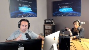 Fotograma de Milenio Live, programa de YouTube Carmen Porter e Iker Jiménez. Fuente: Canal de Iker Jiménez