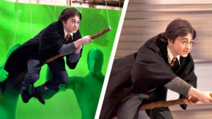 Uso del croma en la película ‘Harry Potter y la piedra filosofal’  antes y después de la postproducción  